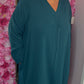 Jurk Autumn Petrol Maat 48 t/m 54-56