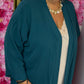 Kimono Versa Petrol Plus size Maat 48 t/m 54-56