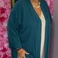 Kimono Versa Petrol Plus size Maat 48 t/m 54-56