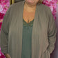 Kimono Versa Taupe Plus size Maat 48 t/m 54-56