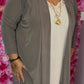 Set Travel Basic Taupe Plus Size maat 48 t/m 54