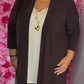 Set Travel Basic Bruin Plus Size maat 48 t/m 54
