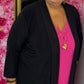 Set Travel Basic Zwart Plus Size maat 48 t/m 54