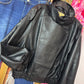 Jacket Leather Look Zwart Plus Size tot maat 48