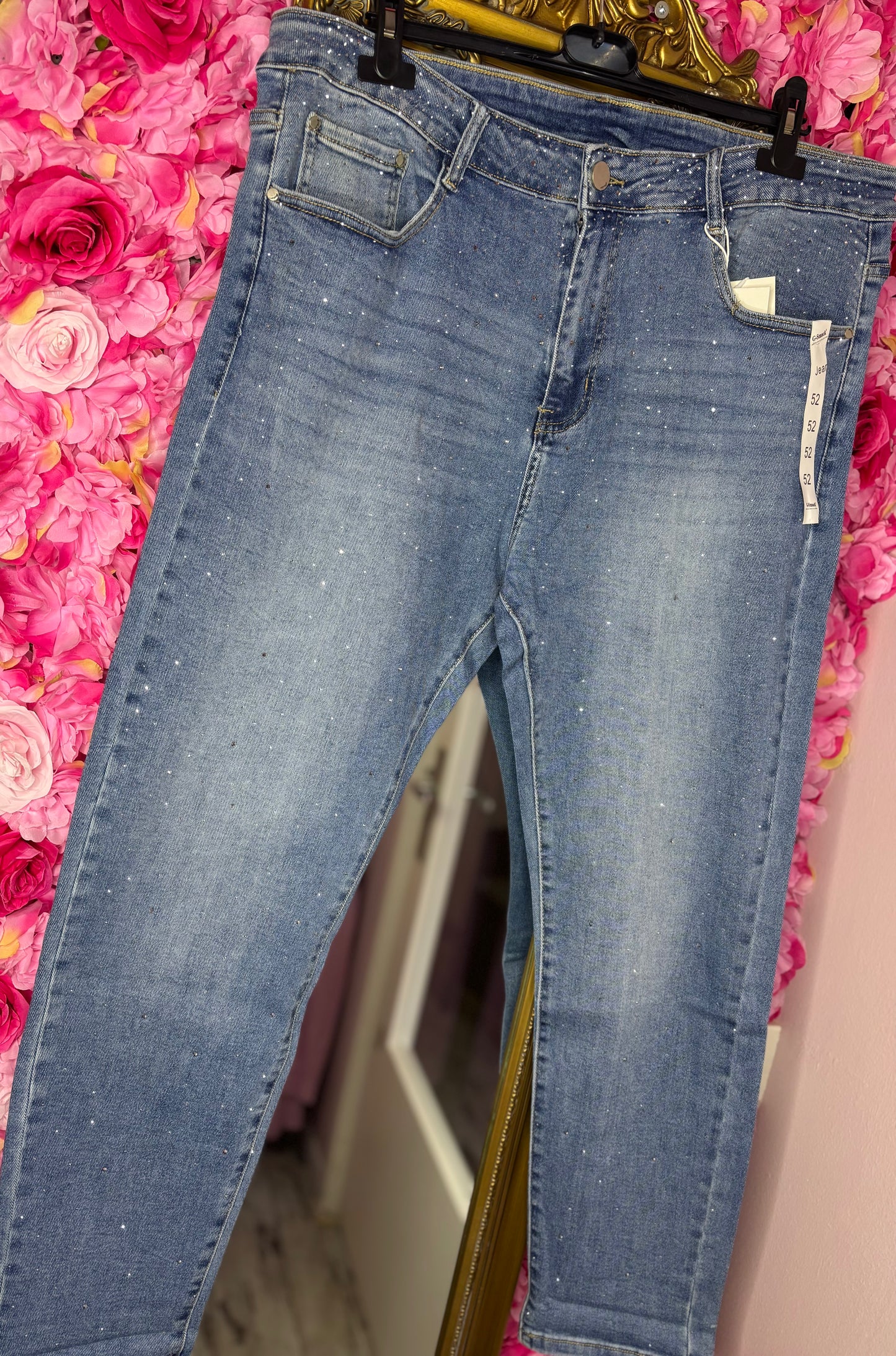 Jeans Sparkle Maat 44 t/m 54