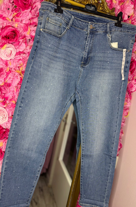 Jeans Sparkle Maat 44 t/m 54