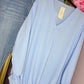 Blouse Baloon Licht Blauw Plus Size maat 48 t/m 54