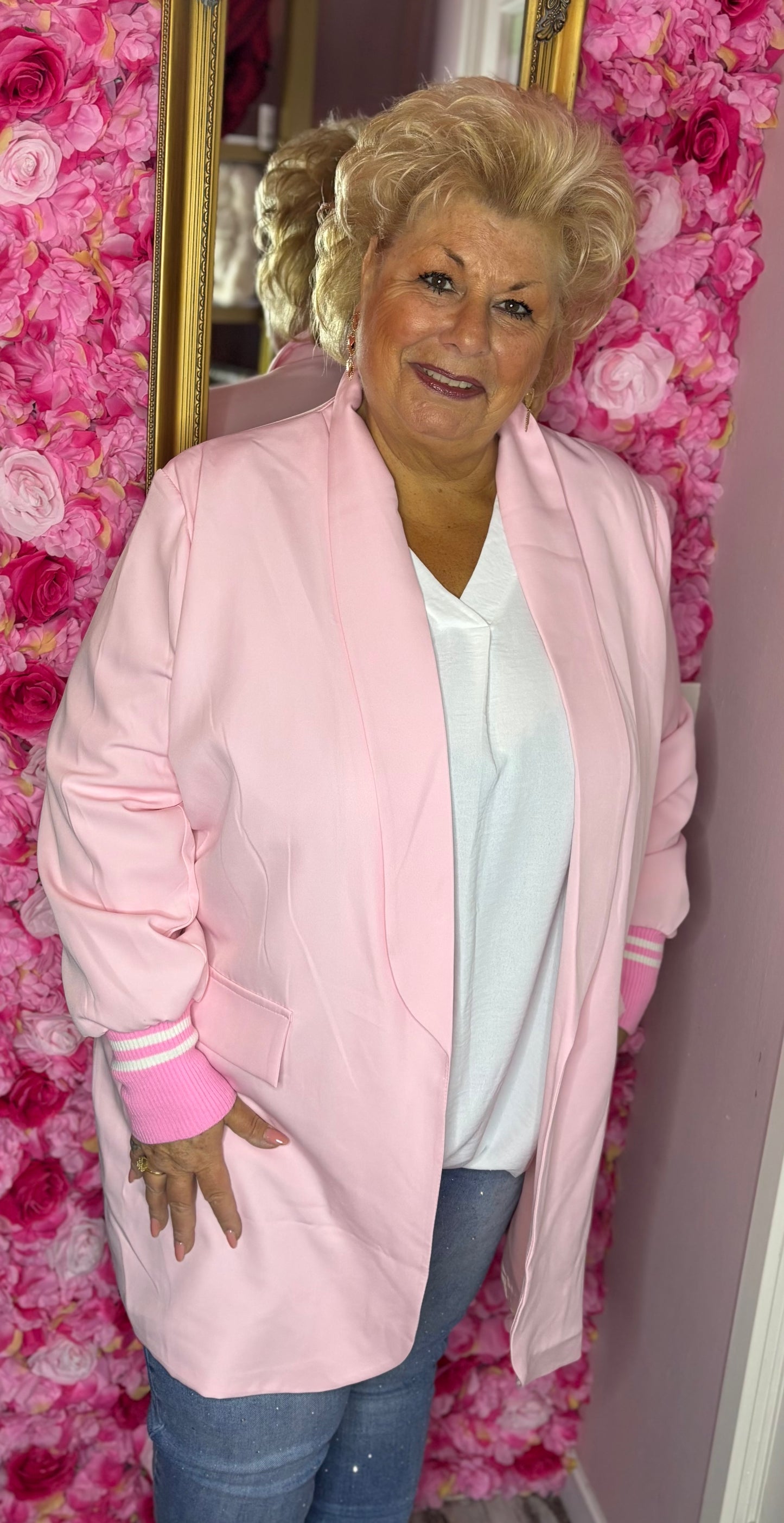 Blouse Baloon Wit Plus Size maat 48 t/m 54