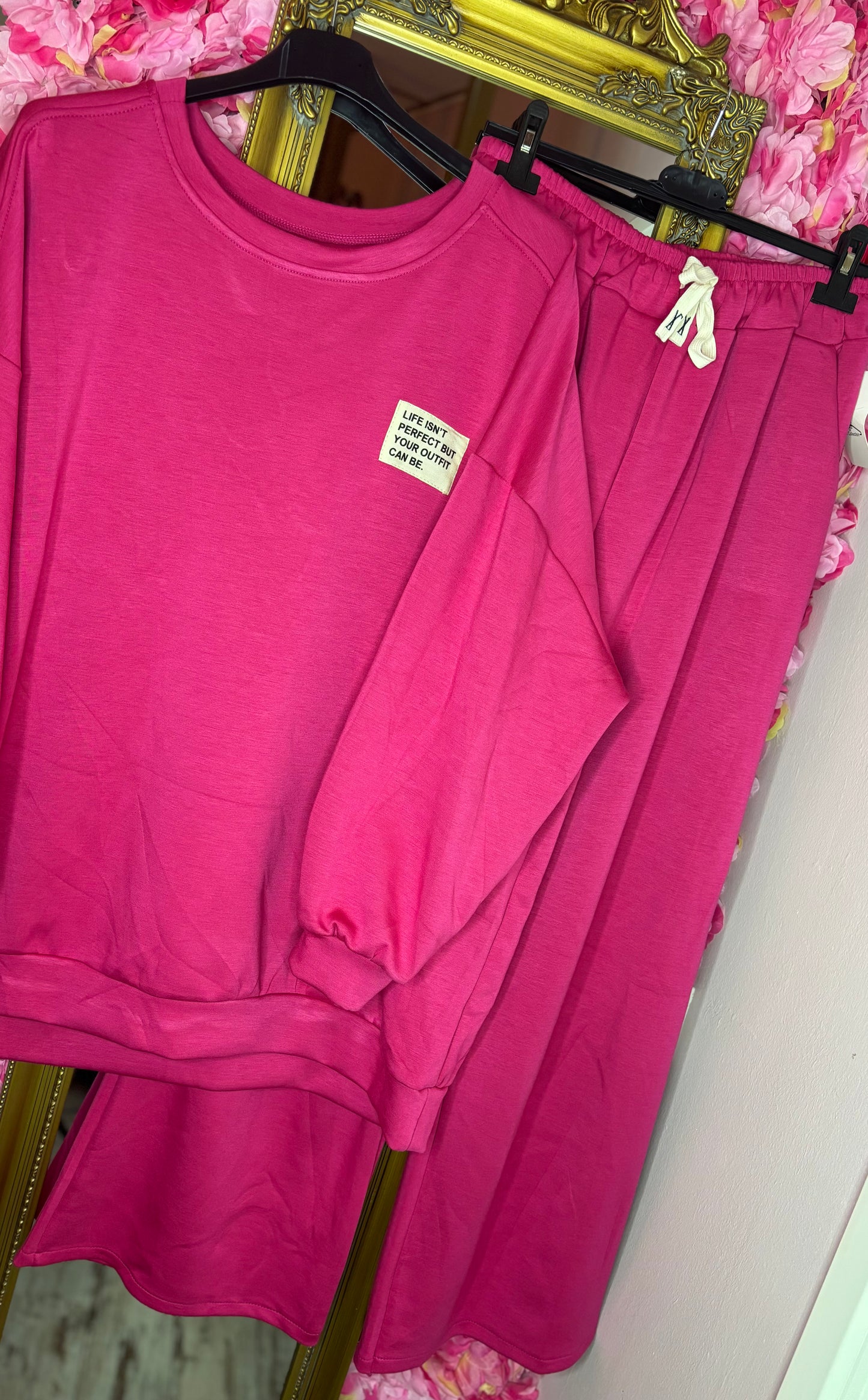 Comfy Set Perfect XL Fuchsia Plus Size maat 44 t/m 52