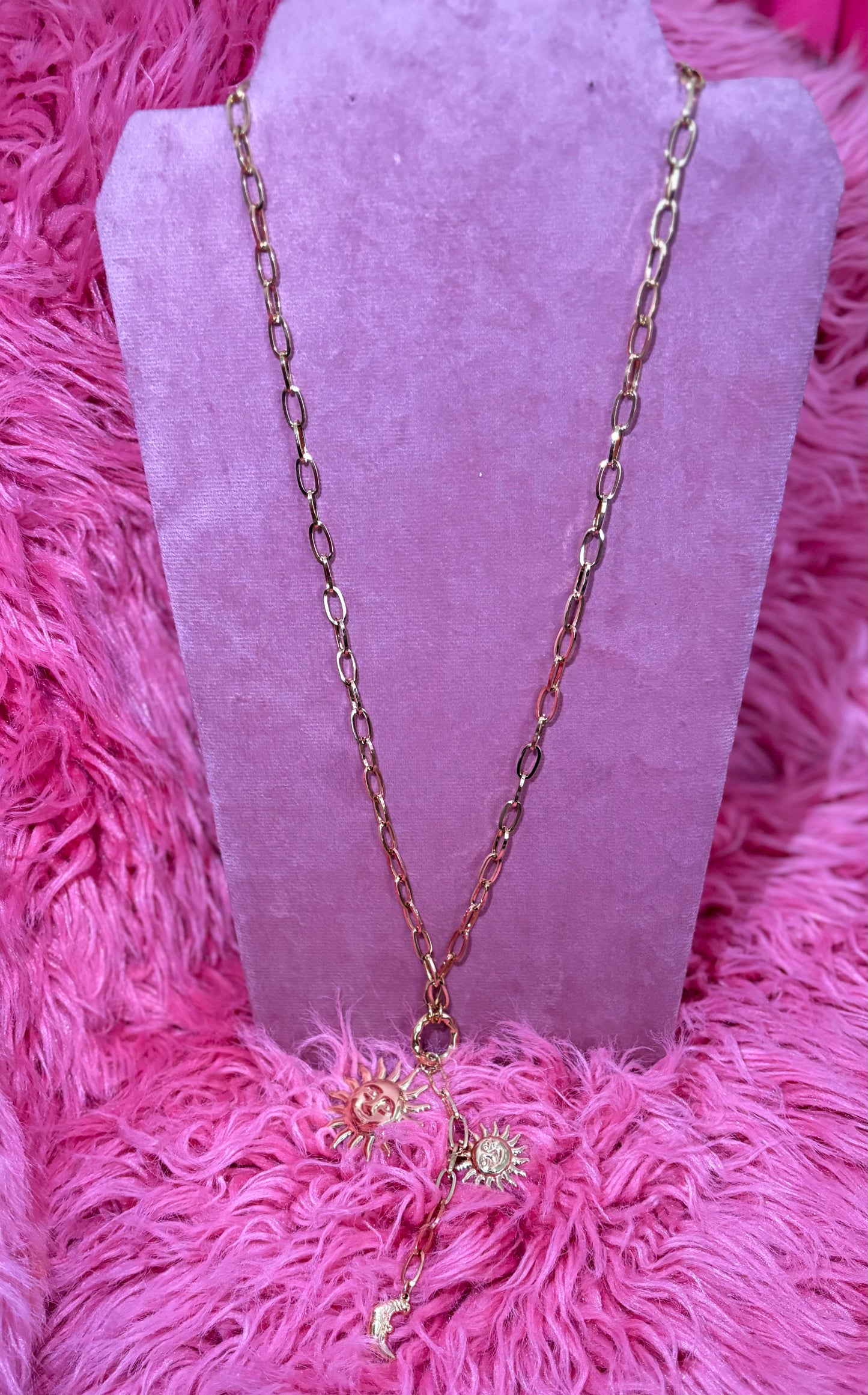 Ketting Lang Gold Moon