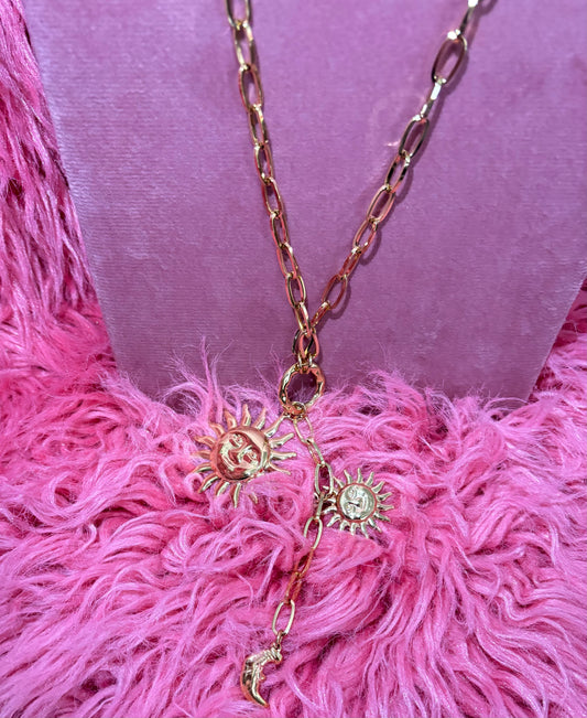 Ketting Lang Gold Moon