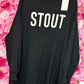 Trui Stout Zwart Plus Size Maat 50 t/m 58