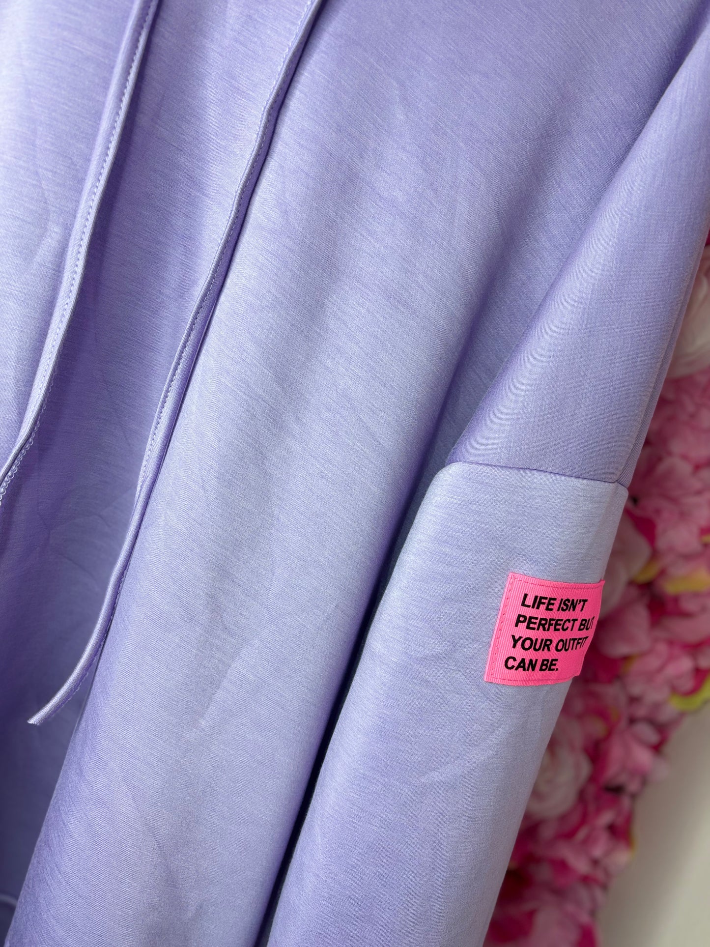 Hoodie Perfect Lilla Plus Size Maat 46 t/m 54