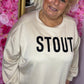 Trui Stout Beige Plus Size Maat 50 t/m 58