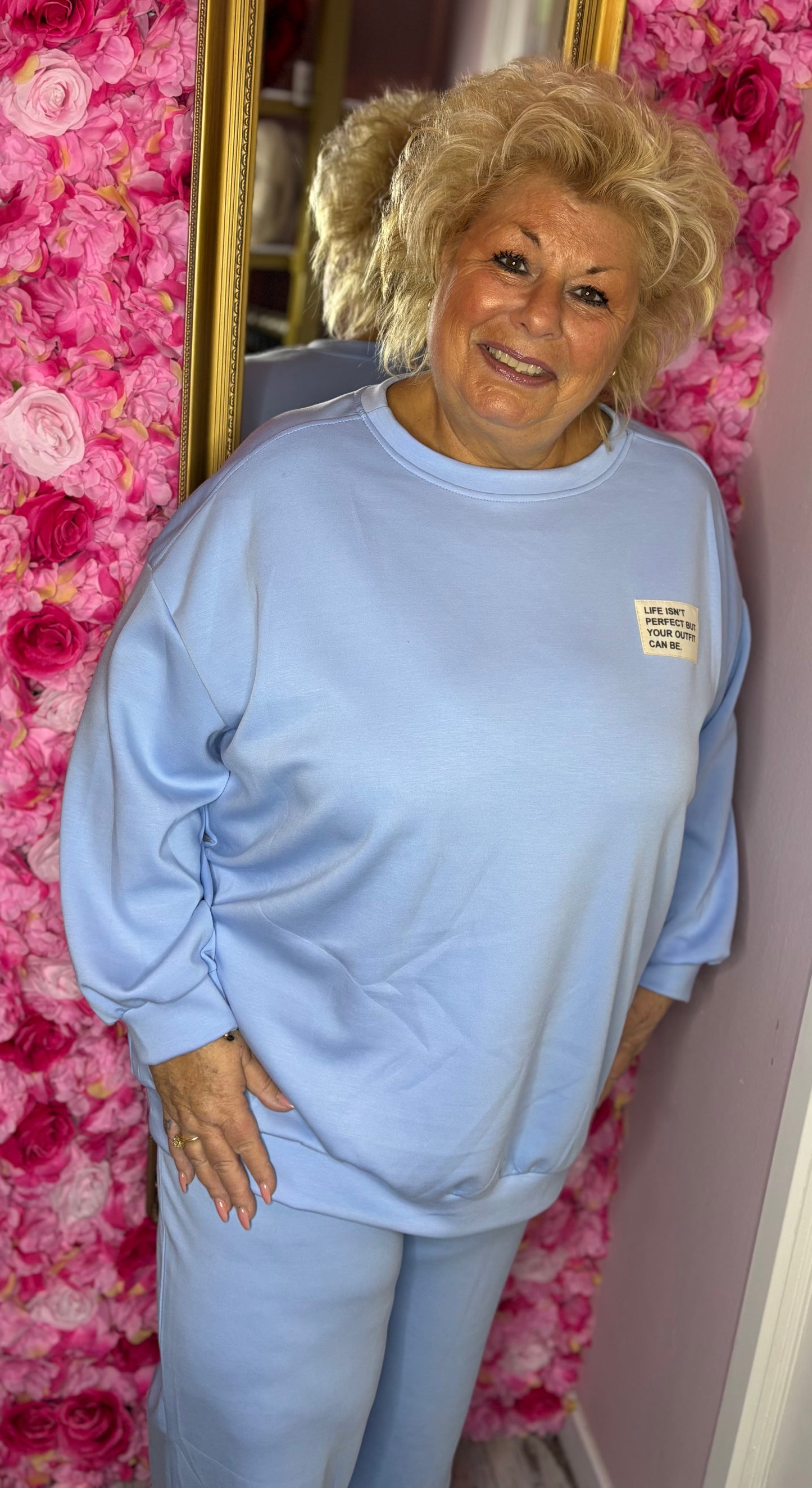 Comfy Set Perfect XL Licht Blauw Plus Size maat 44 t/m 52