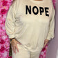 Comfy Set Nope Beige Plus Size maat 44 t/m 52