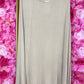 Top Viscose Lang Beige Plus Size Maat 46 t/m 54-56