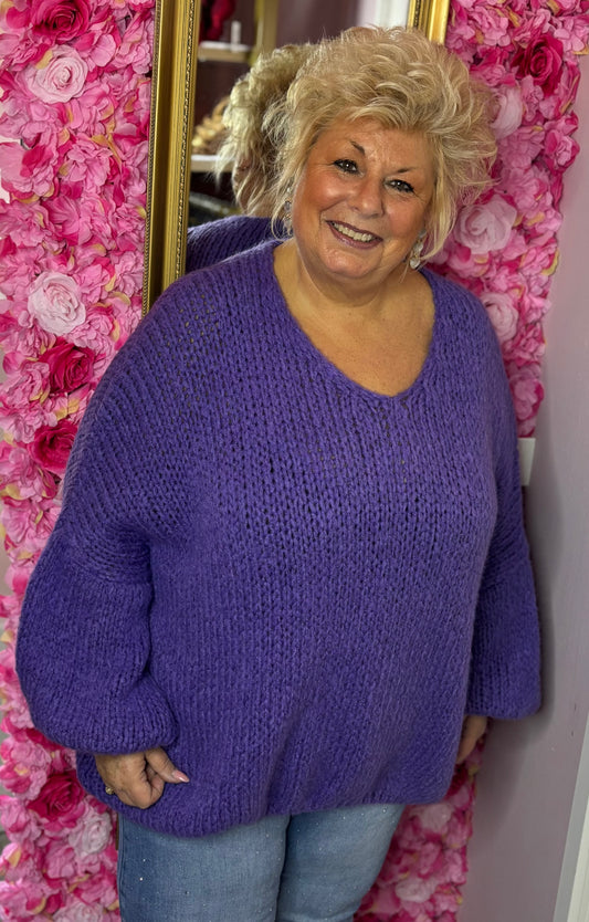 Trui Little Love Lilla Plus Size Maat 46 t/m 54