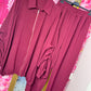 Set Easy Chic Bordeaux Plus Size maat 48 t/m 54