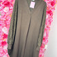 Tuniek Luna Lace Bruin Plus Size Maat 48 t/m 52
