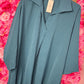 Blouse Balloon Chic Petrol Plus Size maat 48 t/m 54