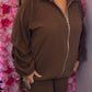 Set Easy Chic Bruin Plus Size maat 48 t/m 54