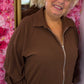 Set Easy Chic Bruin Plus Size maat 48 t/m 54