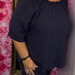 Set Rebel Donkerblauw Plus Size maat 46 t/m 52