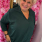 Blouse Balloon Chic Groen Plus Size maat 48 t/m 54