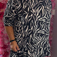 Set Viral Special Zebra Zwart Plus Size maat 46 t/m 50-52