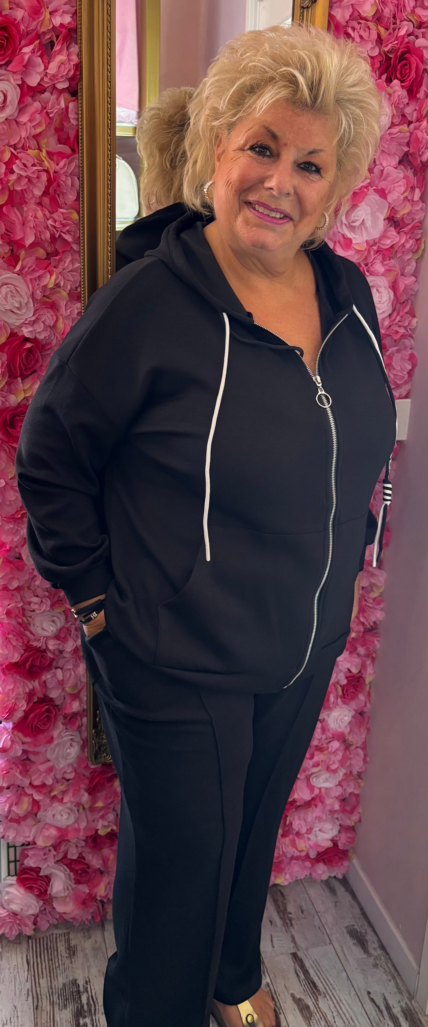 Comfy Set Daily Zwart Plus Size maat 48 t/m 54