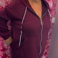 Comfy Set Daily Bordeaux Plus Size maat 48 t/m 54