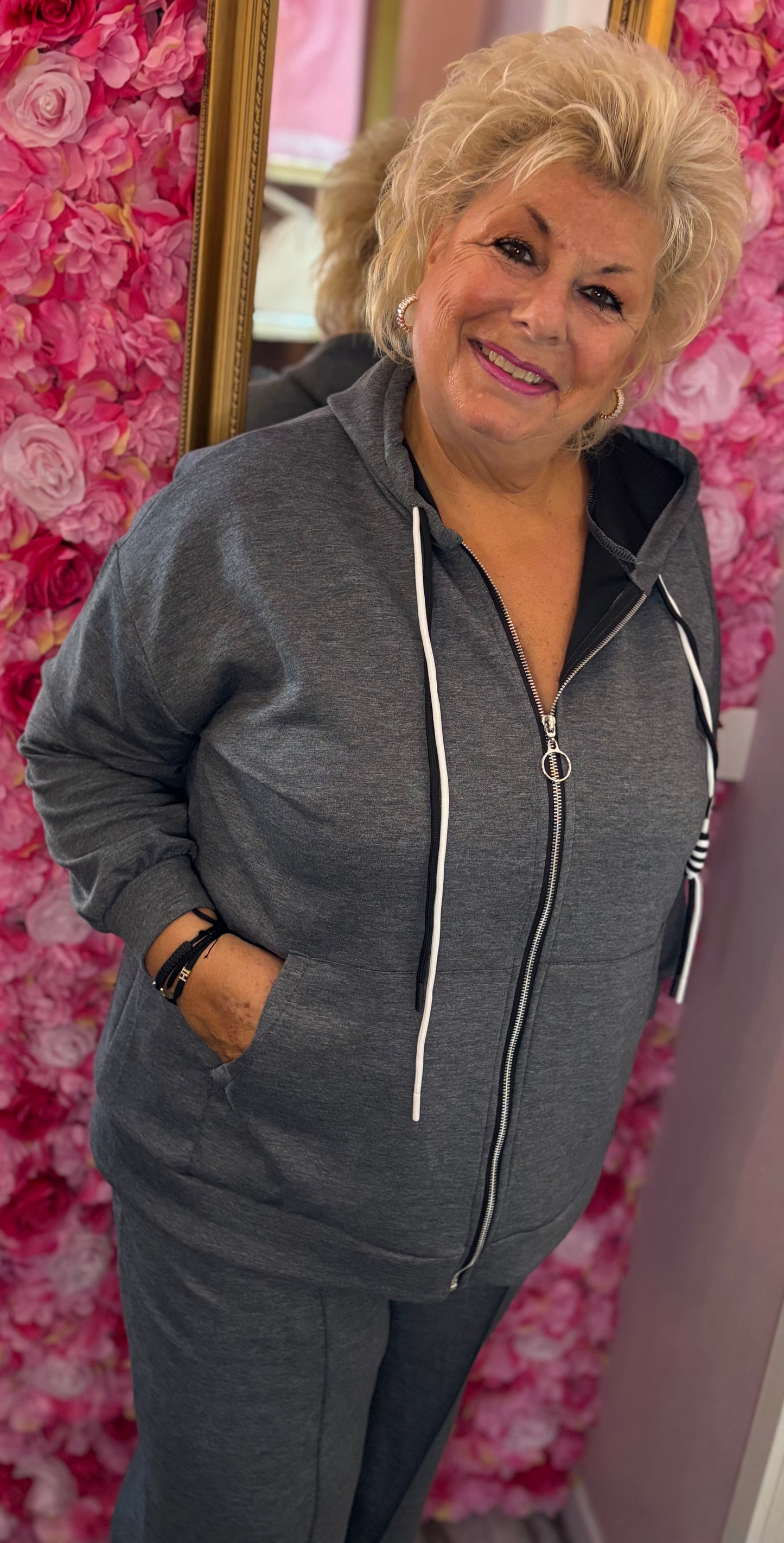 Comfy Set Daily Grijs Plus Size maat 48 t/m 54