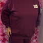 Comfy Set Perfect XL Bordeaux Plus Size maat 46 t/m 52