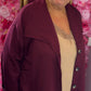 Vest Soft Bordeaux Plus size Maat 48 t/m 54