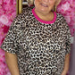 T-shirt Kant Pant Fuchsia Plus Size Maat 46 t/m 52-54