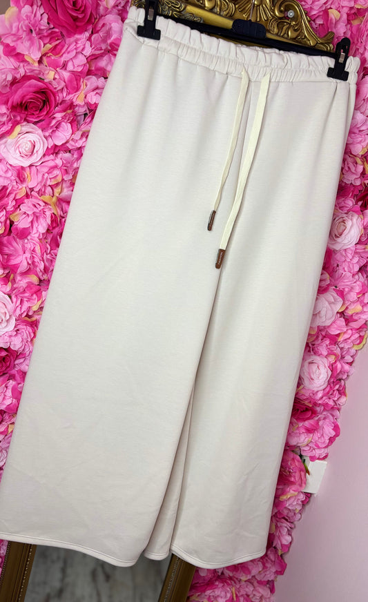 Jogging Broek Beige Plus Size Maat 44 t/m 52