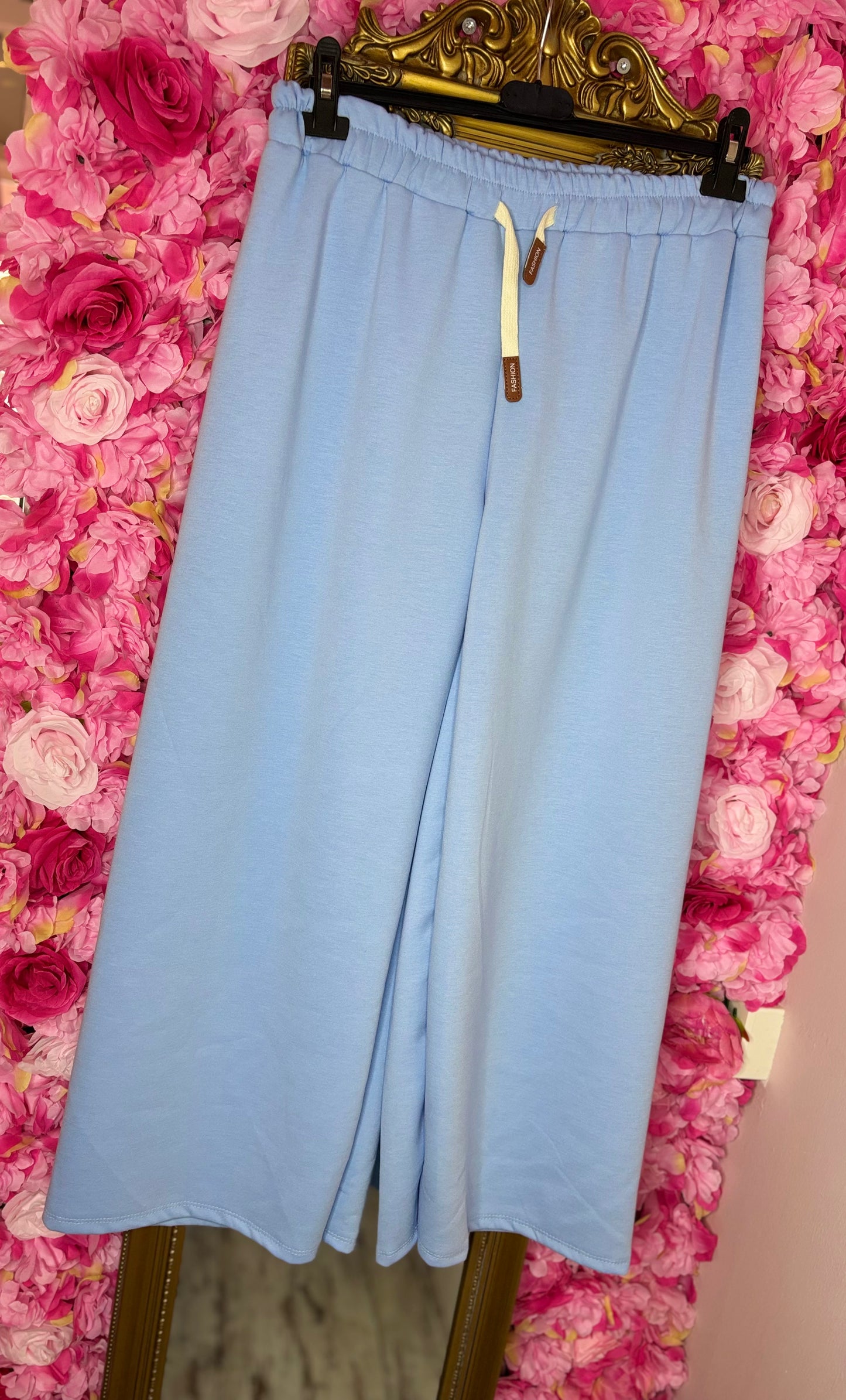 Jogging Broek Licht Blauw Plus Size Maat 44 t/m 52