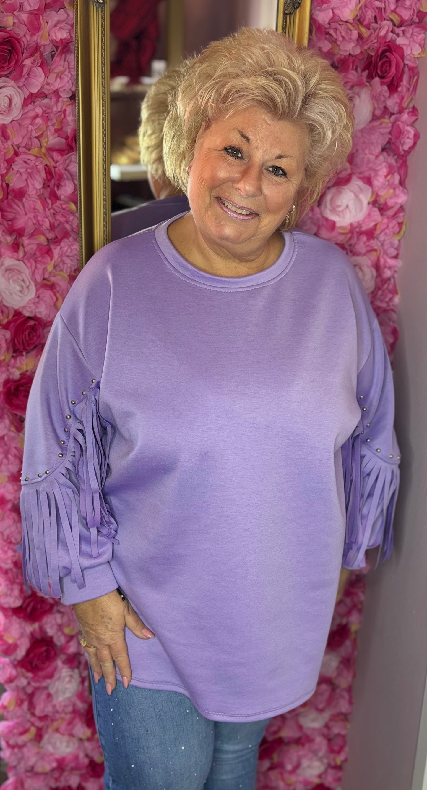 Sweater Cowdy Lilla Plus Size Maat 46 t/m 54