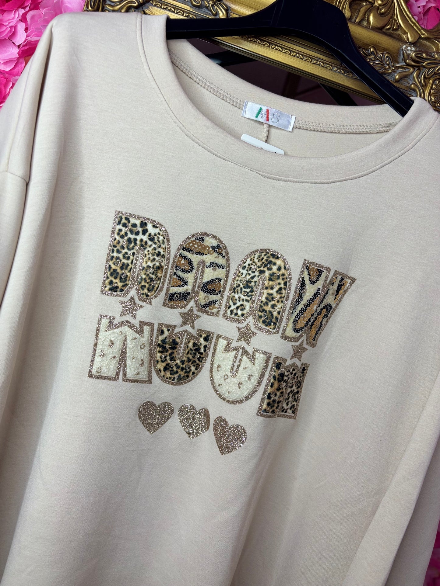 Sweater Rock Beige Plus Size Maat 50 t/m 58