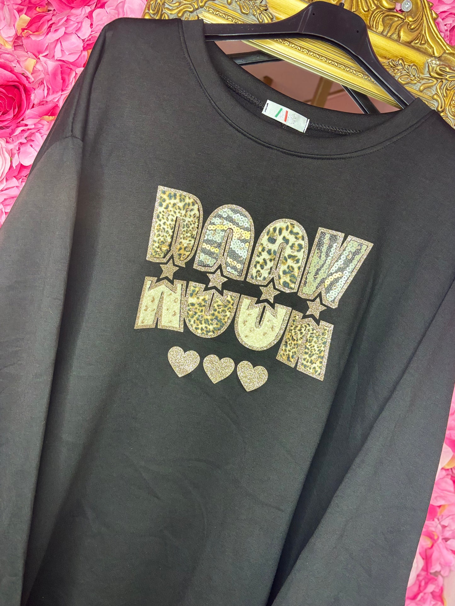 Sweater Rock Zwart Plus Size Maat 50 t/m 58