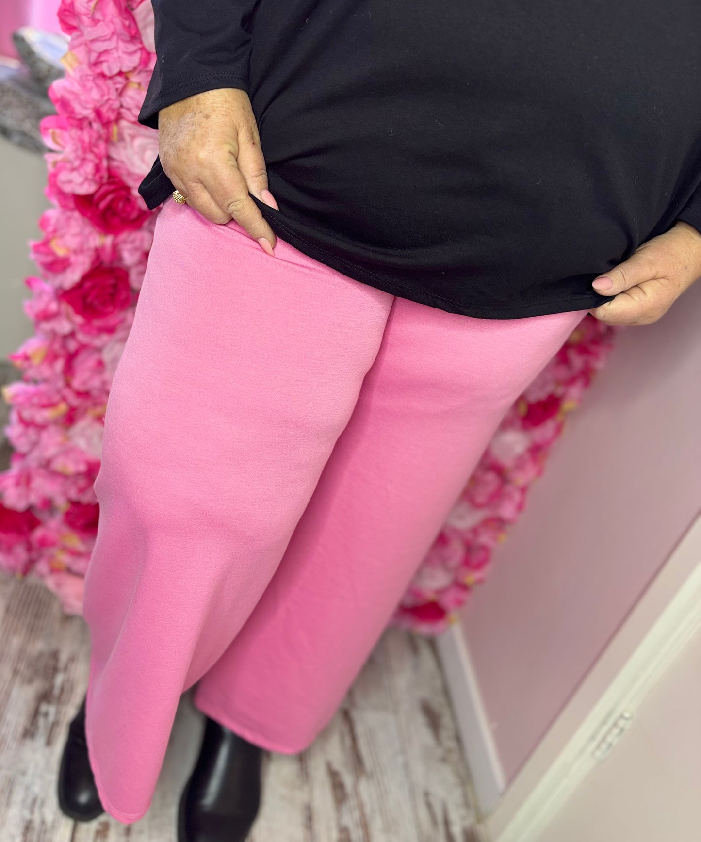 Jogging Broek Roze Plus Size Maat 44 t/m 52