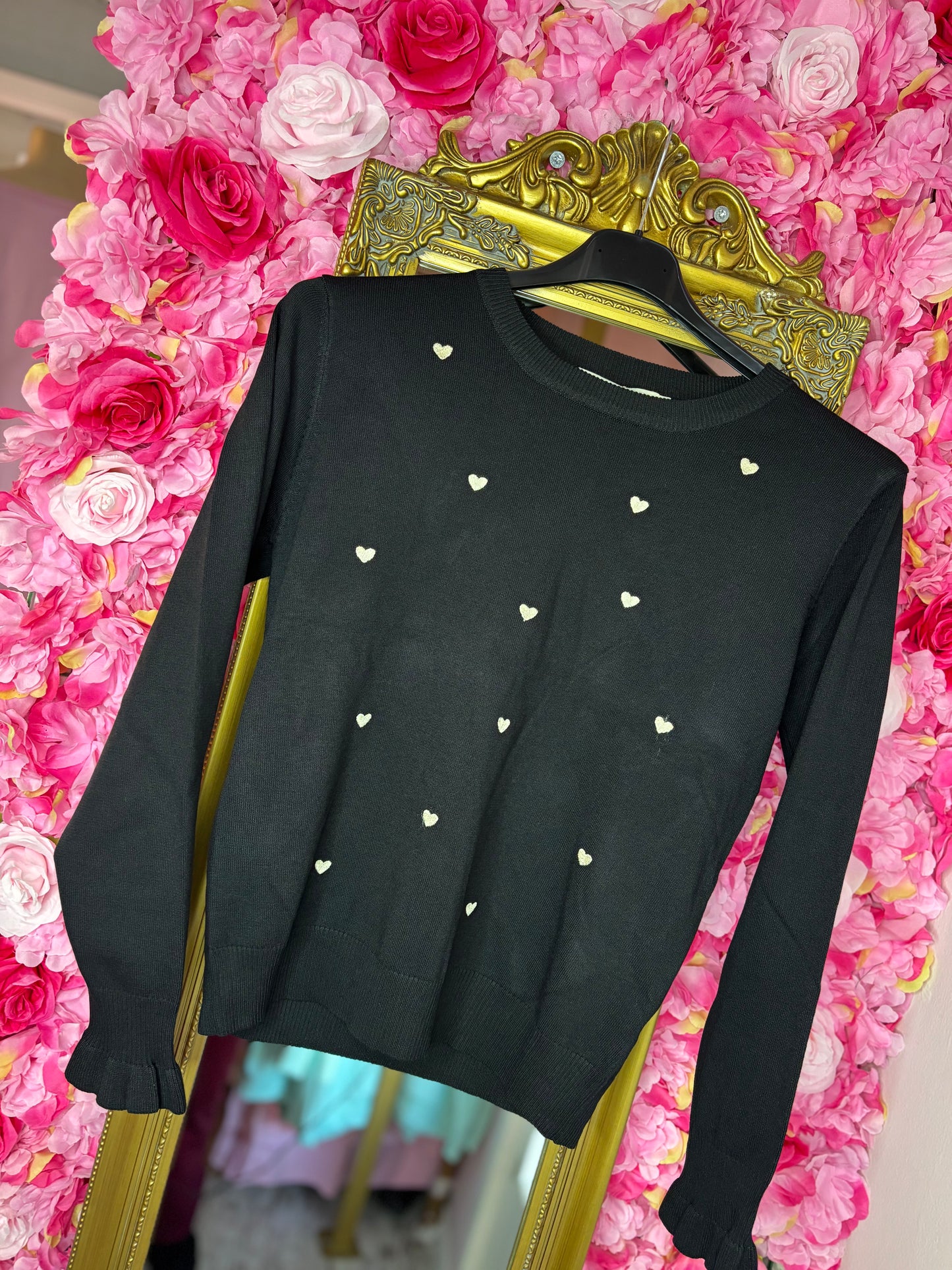 Sweater Love You Zwart
