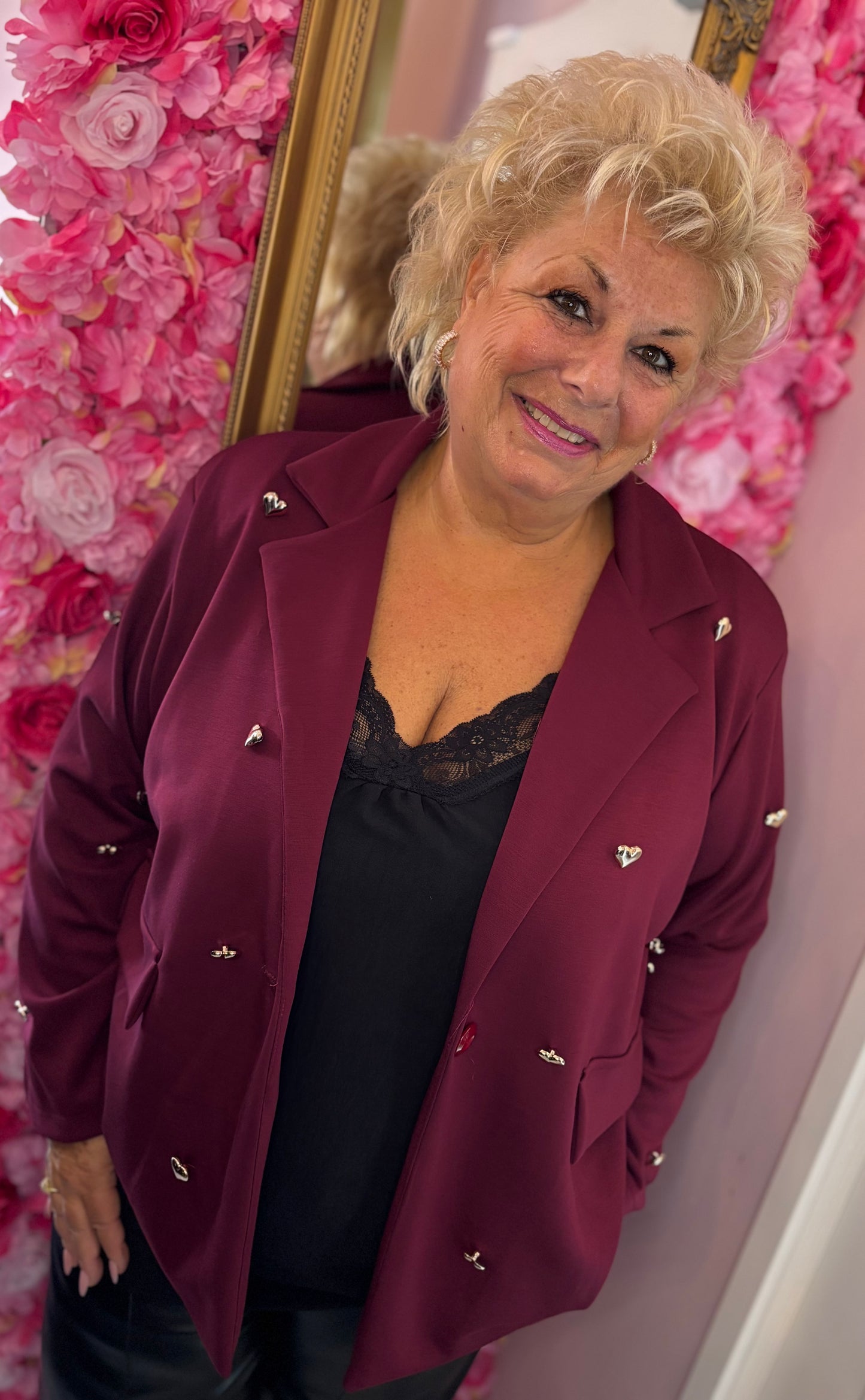 Colbert Soft Heart Bordeaux Plus size Maat 48 t/m 54