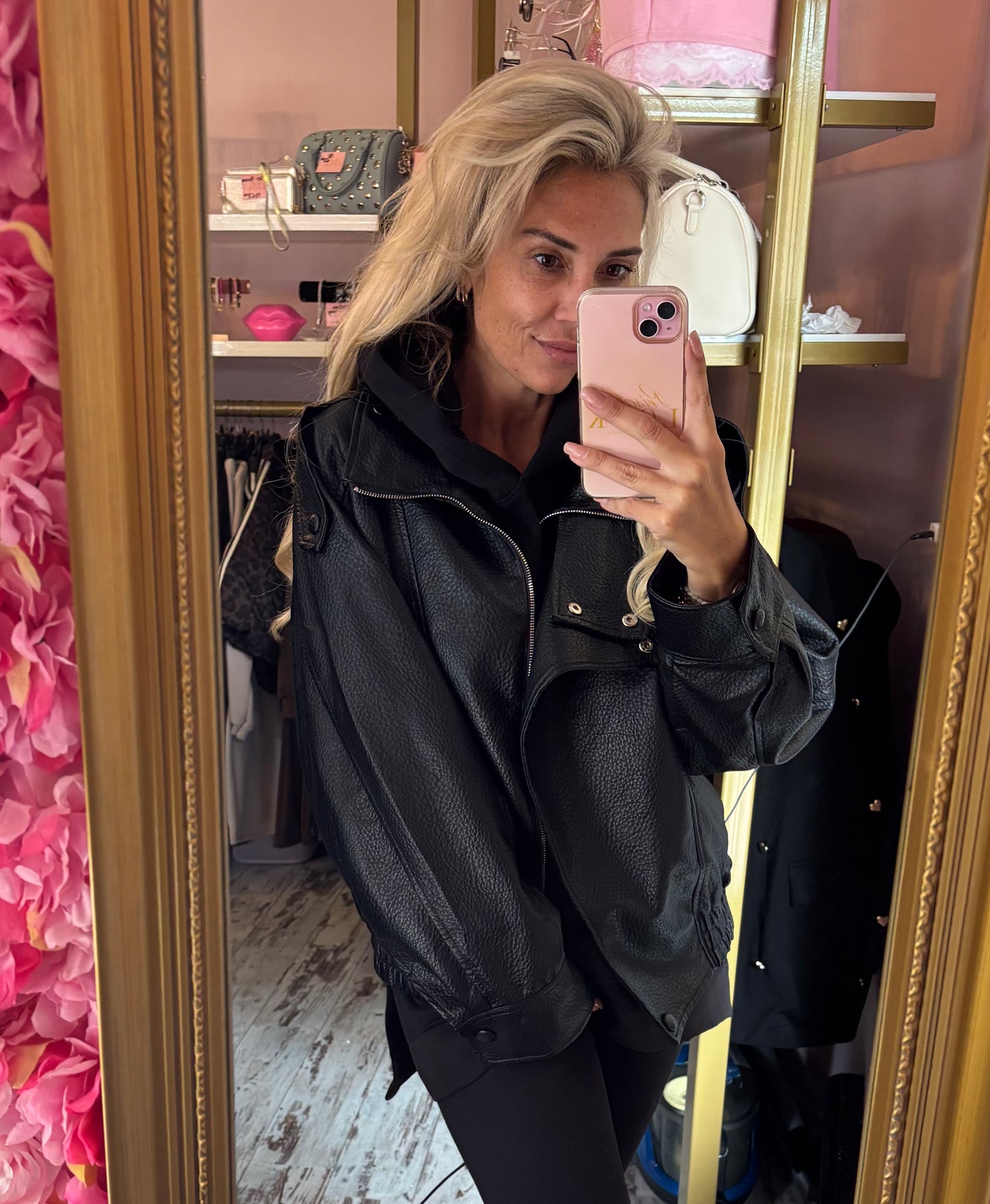 Comfy Set Hoodie Zwart tot maat 44