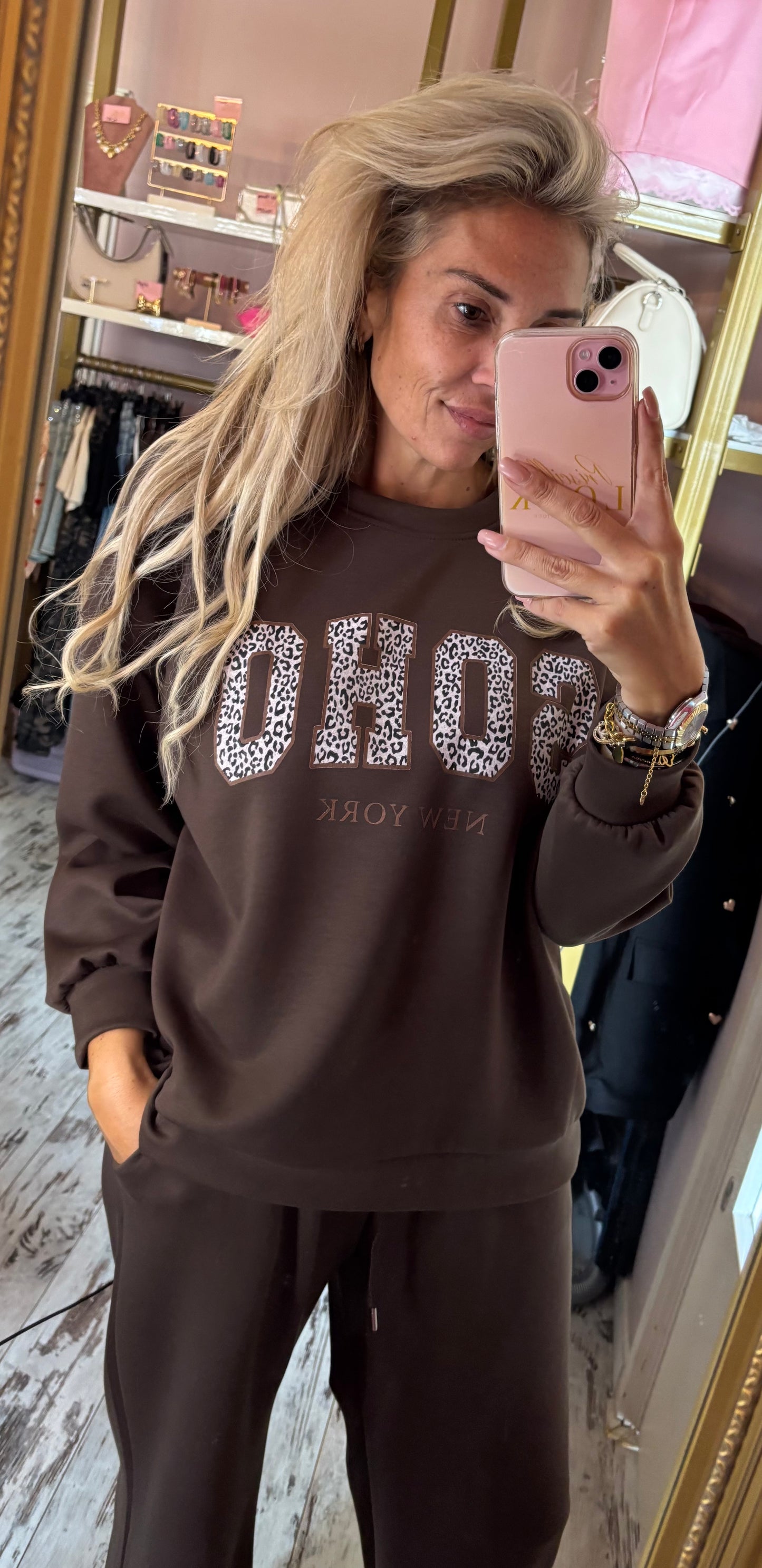 Comfy Set Soho Bruin tot maat 46