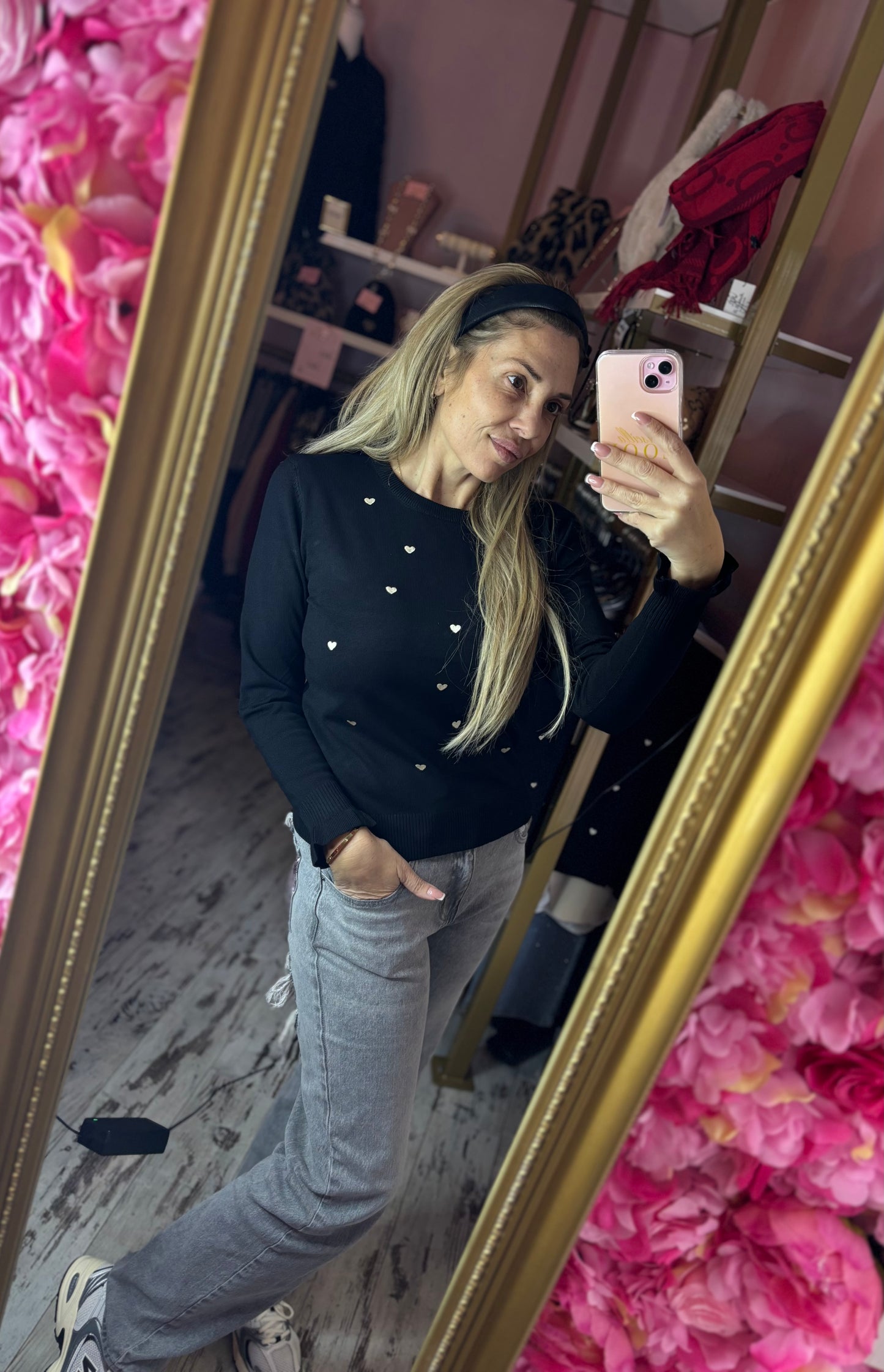 Sweater Love You Zwart