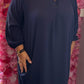 Jurk Classic Donker Blauw Maat 48 t/m 54-56
