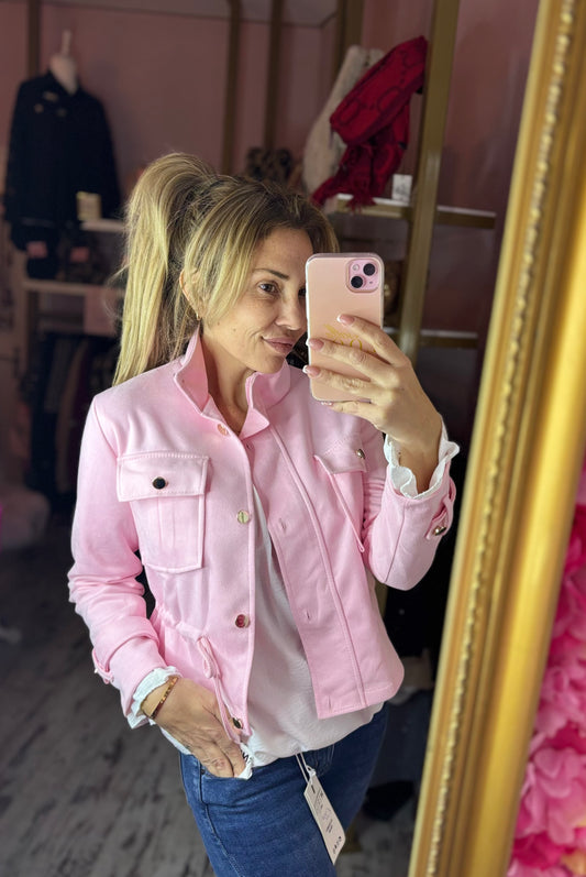 Jasje Suede Look Pink Maat tot maat 40