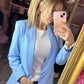 Blazer Licht Blauw Maat tot maat 42